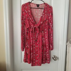 Rue21 red floral dress
